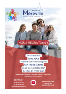 flyer recrutement mereville